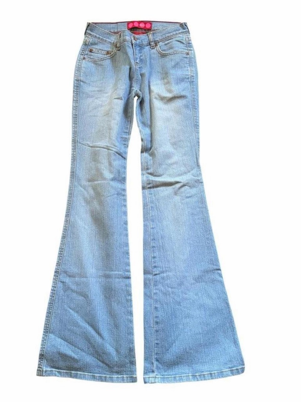 Vintage GLO Low-Rise Light Wash Flare Jeans